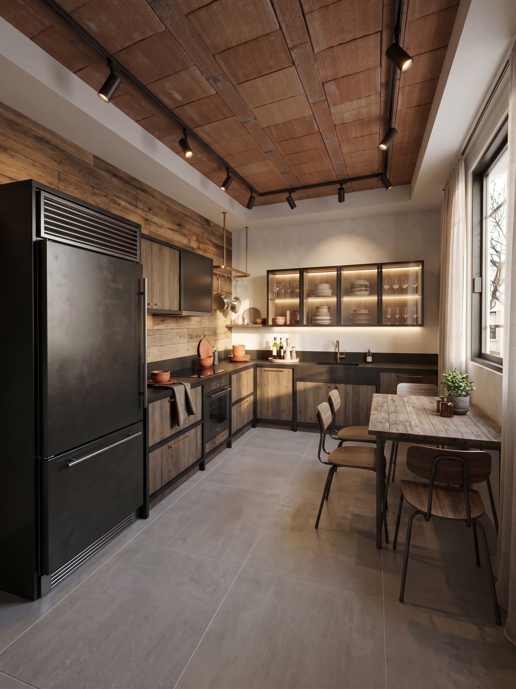 Dopo: cucina valorizzata con arredamento moderno