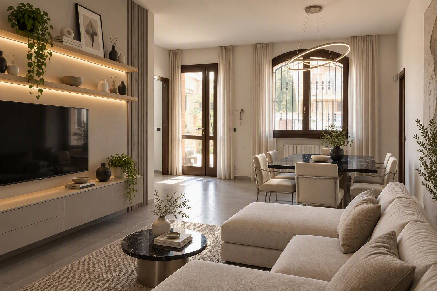 Ambiente rinnovato con virtual staging