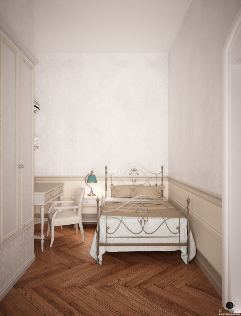 Rendering 3d camera singola